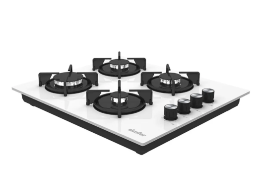 Simfer 3048 Klasik Beyaz Ankastre Set Cam Ocak - 3