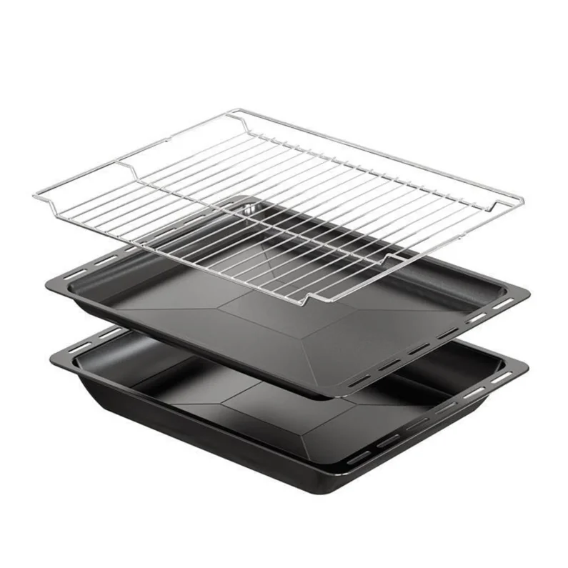 Simfer 8208 9 Fonksiyon QS Siyah Cam Ankastre Fırın Power Turbo Dijital - 3