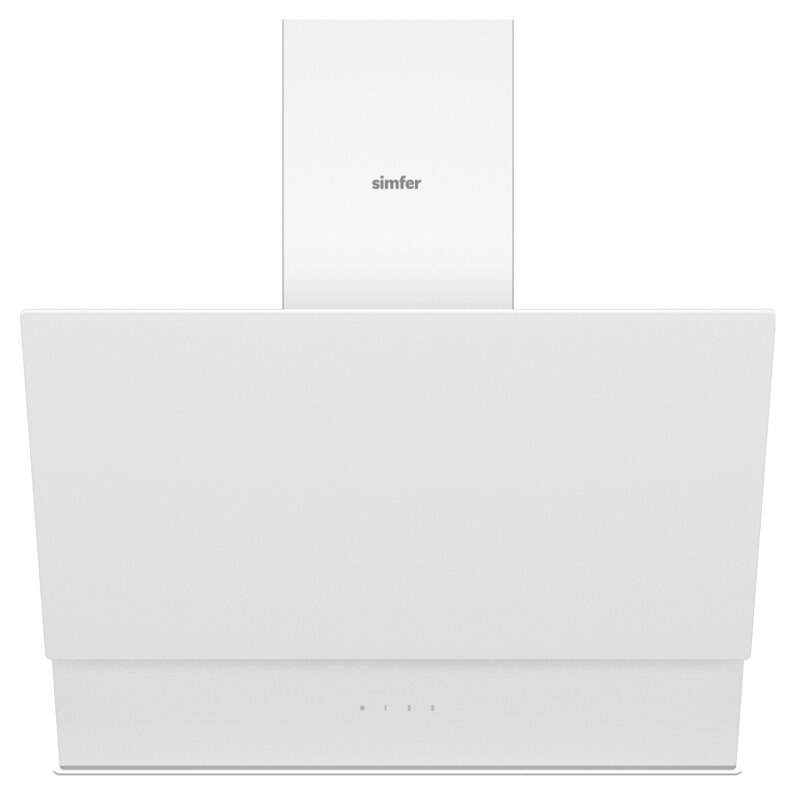 Simfer 8704 60CM Premium Beyaz Cam Davlumbaz - 1