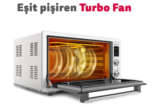 Simfer M4507 Turbo 45 Lt Midi Fırın - 7