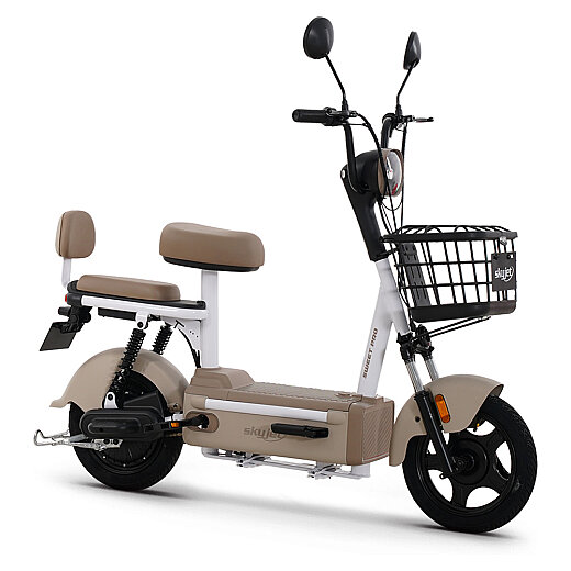 Skyjet Sweet Pro Elektrikli Motorlu Bisklet Kahverengi (Açık)