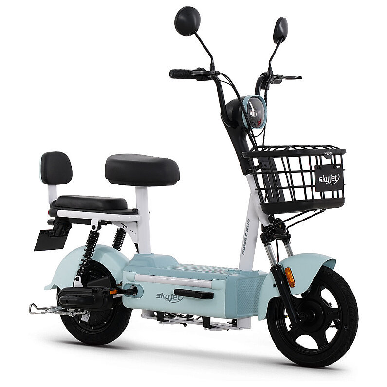 Skyjet Sweet Pro Elektrikli Motorlu Bisklet Mavi (Cam Göbeği) - 1