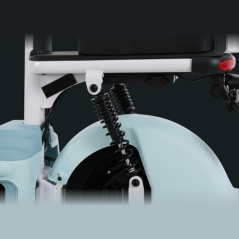 Skyjet Sweet Pro Elektrikli Motorlu Bisklet Mavi (Cam Göbeği) - 5