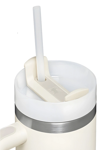 Stanley 10-10824-453 Quencher Pipetli Termos Bardak 1.18 Lt - Krem - Thumbnail