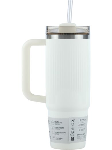 Stanley 10-13003-015 Quencher H2.0 Fluted 0.89 L Cream Gloss - 3