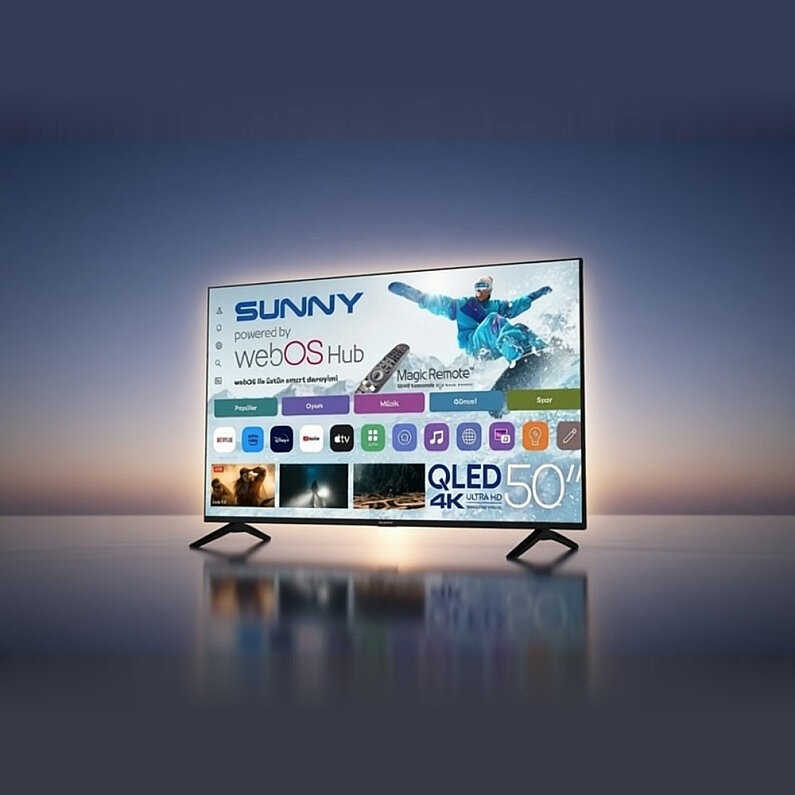 Sunny SN50QUPRL-W02M 50'' 127 Ekran Uydu Alıcılı 4K Ultra HD webOS TV - 3
