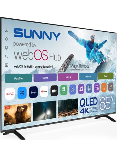Sunny SN65QMN252-0276 Frameless UHD Qled Webos 65