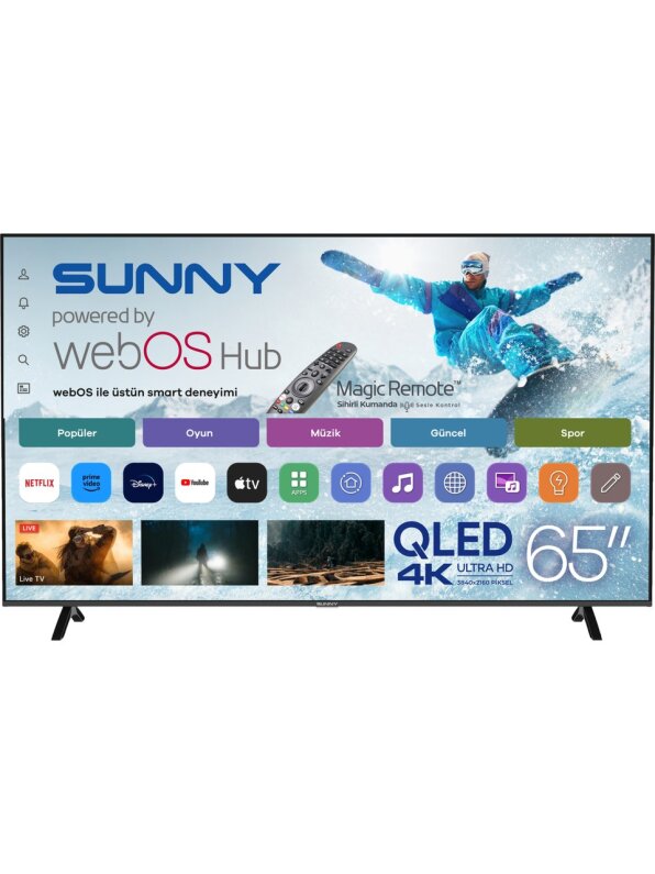 Sunny SN65QMN252-0276 Frameless UHD Qled Webos 65