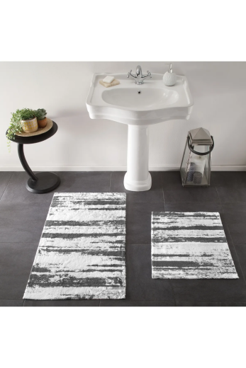 Taç Classy Pamuklu 2 li Paspas Seti Antrasit 1500202310002 - Taç