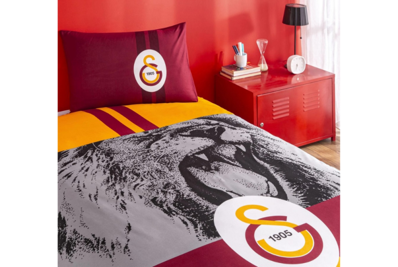 Taç Lisanslı Brf Nevresim Takımı Şampiyon Aslan T.K. 1000050403 - 3