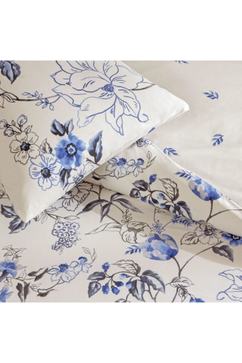 Taç Ranforce Luna Nevresim Takımı Mavi Ç.K.1000050424 - Taç