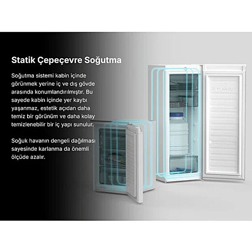 Tecna TDE 6210 210 LT 6 Çekmece Statik Derin Donurucu E Sınıfı - 5