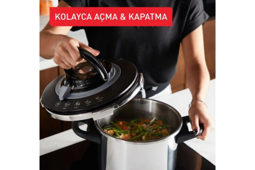 Tefal 1510002662 Clipso+ Chef Düdüklü Tencere - 6L - 3