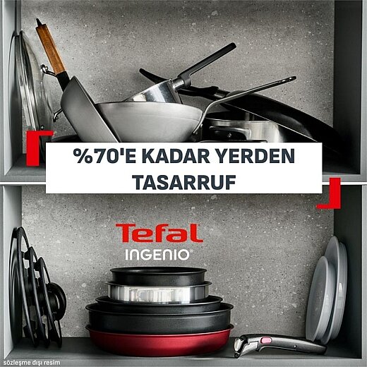 Tefal 2100142950 Ingenio Excellence Fusion Core 9X Büyük Set 14 parça - 4