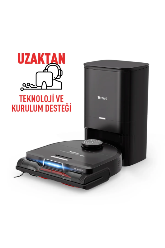 Tefal 2211401209 RG9695 X-Plorer Series 240+ Animal&Allergy Mop Özellikli Akıllı Robot Süpürge