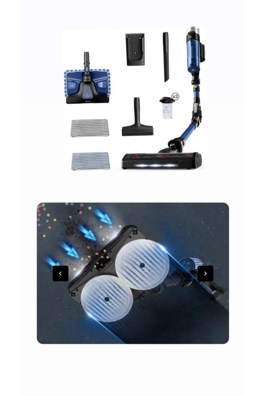 Tefal 2211401286 X-Force Flex 13.60 Allergy Aqua Aerospin Dikey Sarjlı Süpürge - 1