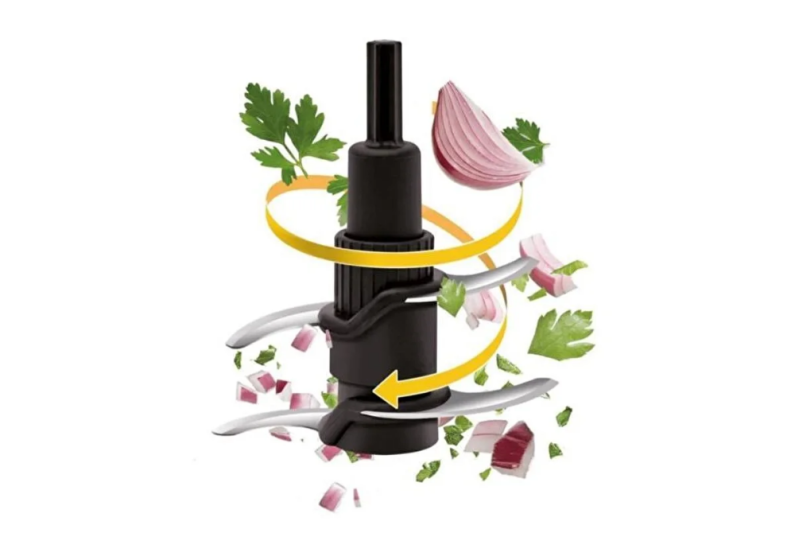 Tefal 9100044279 MasterChop 4 Bıçaklı Maxi Doğrayıcı Kırmızı - 3