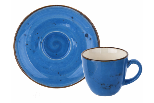 Tulu Luna Kahve Takımı 4 Parça Antik Op06 33Mavi TL4028773 - TULU