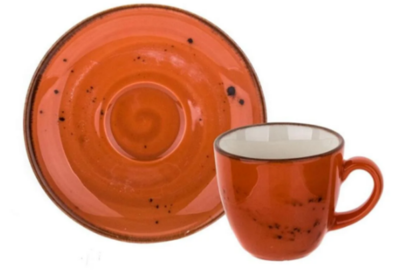 Tulu Luna Kahve Takımı 4 Parça Op 24 Kırmızı TL4033838 - 1