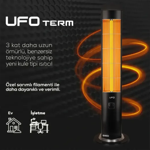 Ufo Term 2300 W Kule Tipi Infrared Isıtıcı - 2