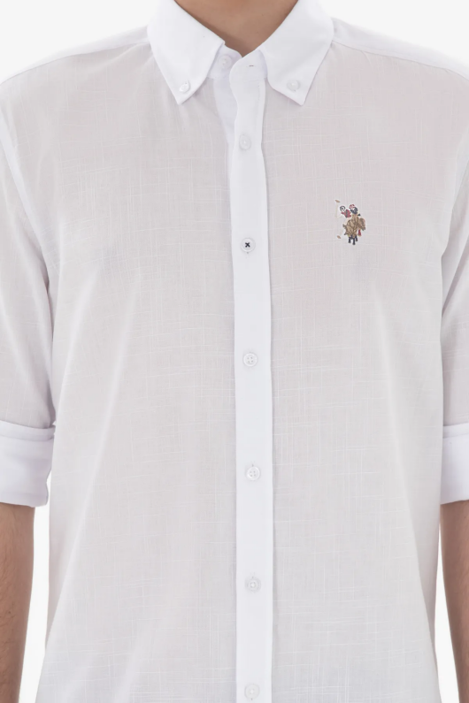 Us Polo Assn 2084002 Erkek Dokuma Gömlek