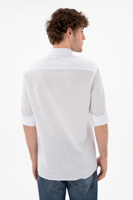 Us Polo Assn 2084002 Erkek Dokuma Gömlek - 2