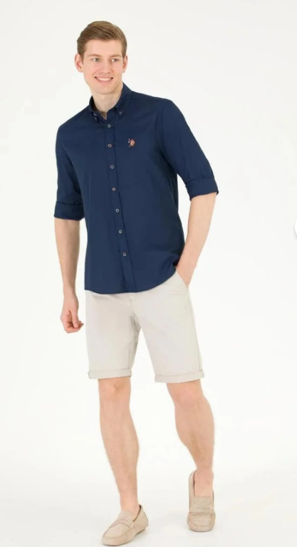 Us Polo Assn 2084002 Erkek Dokuma Gömlek - 5