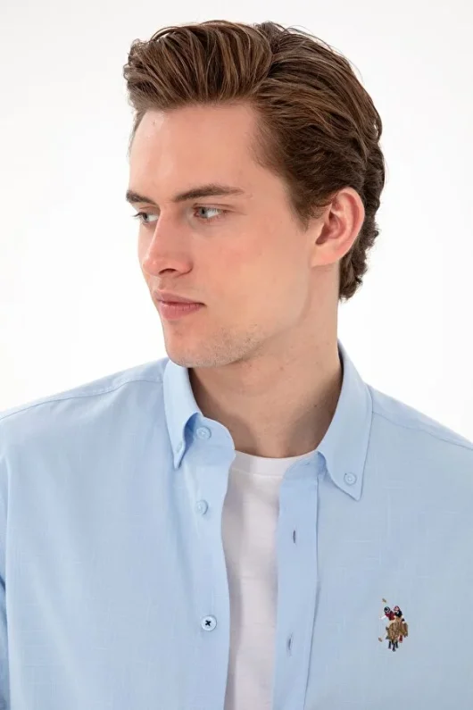 Us Polo Assn 2084002 Erkek Dokuma Gömlek - 7