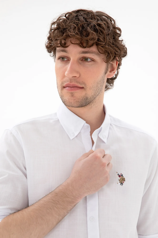 Us Polo Assn 2084002 Erkek Dokuma Gömlek - 1